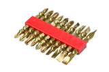 Bit set 10 pcs double gold