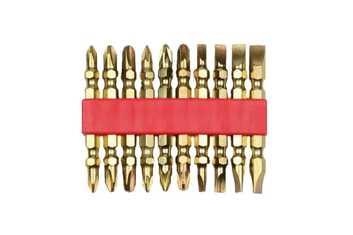 Bit set 10 pcs double gold