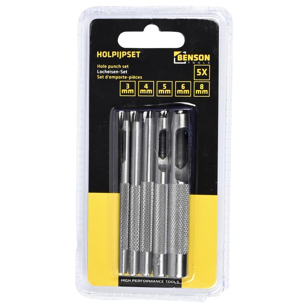 Hollow punch set 5 pcs