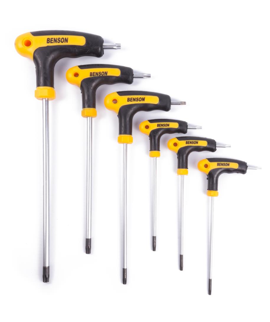 Torx wrench set t-handle 6 pcs