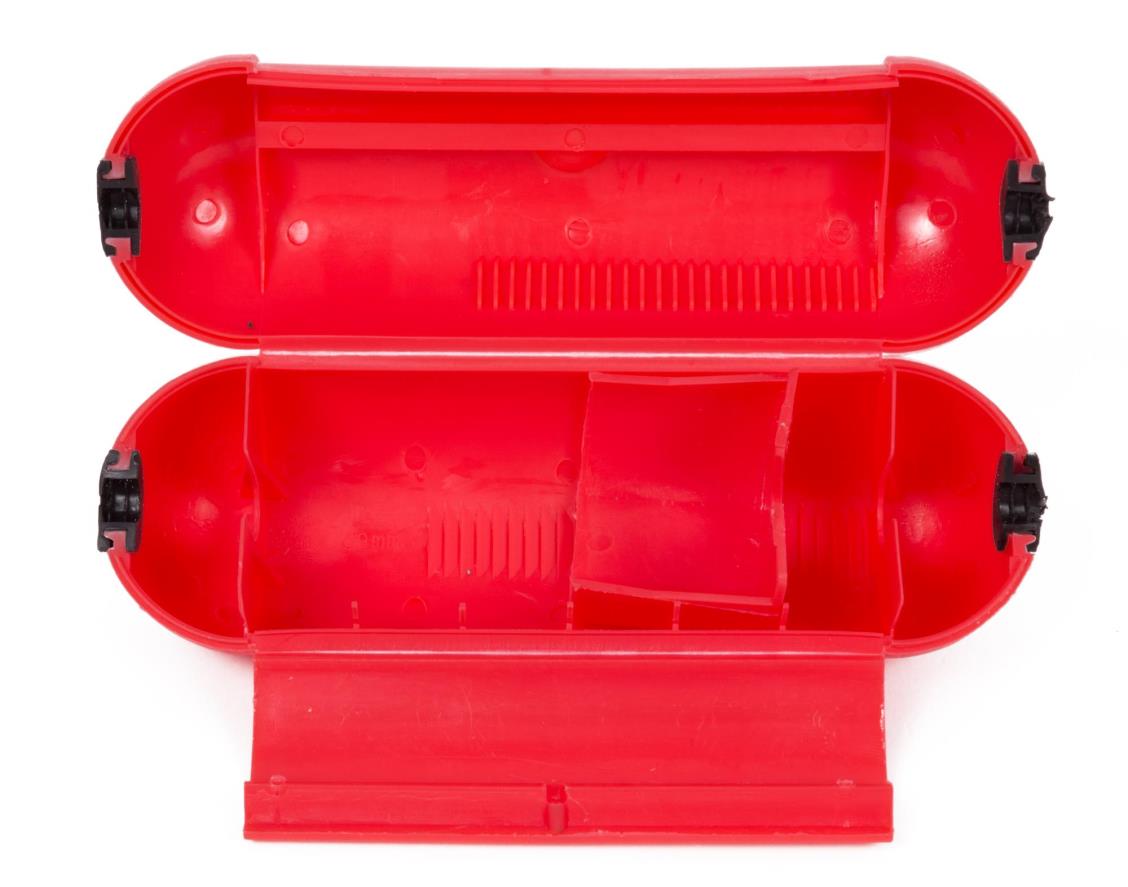 Safe-Box für stecker rot