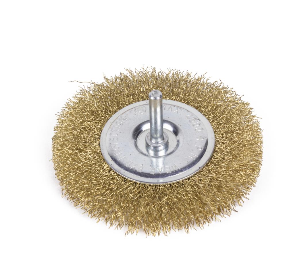 Brosse acier plate perceuse 100 mm