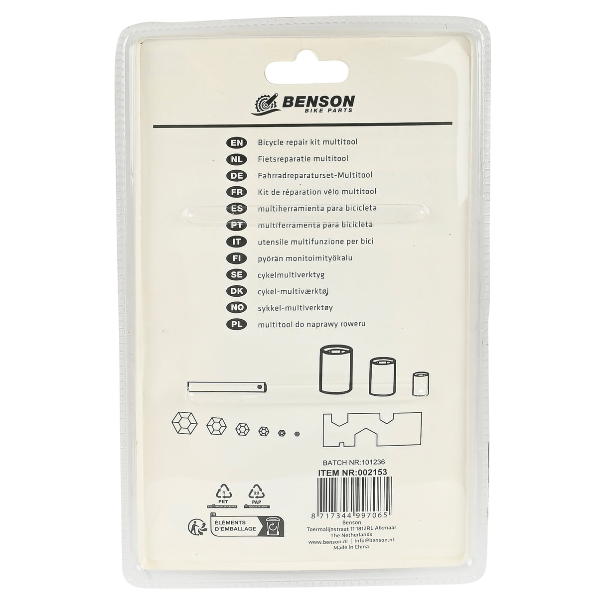 Fietsreparatie multitool