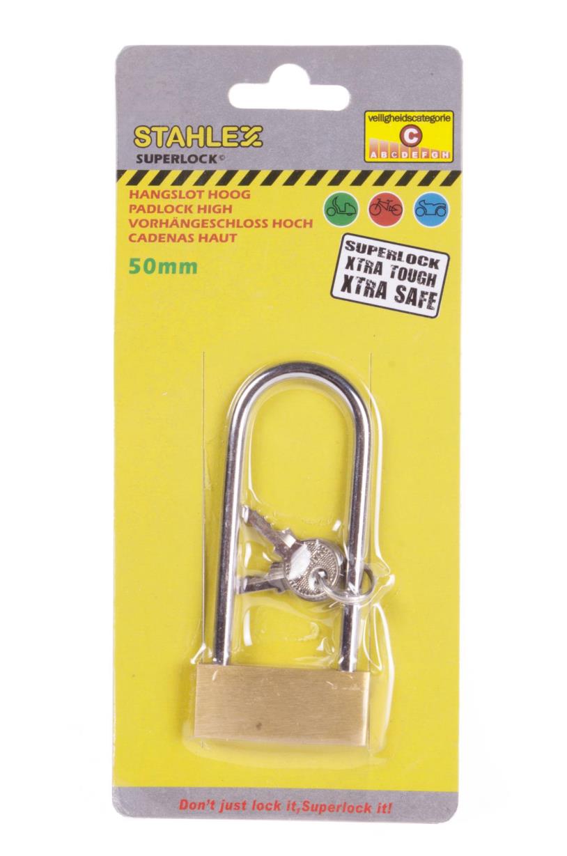 Padlock high 50 mm