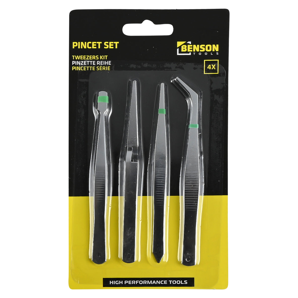 Tweezers 4 pcs