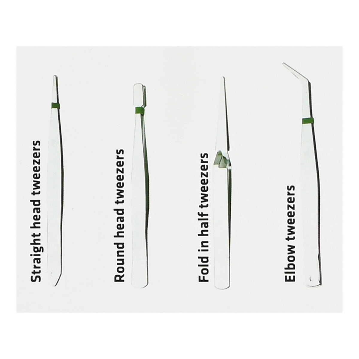 Tweezers 4 pcs