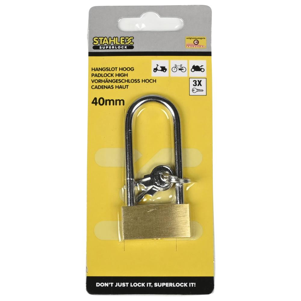 Padlock high 40 mm