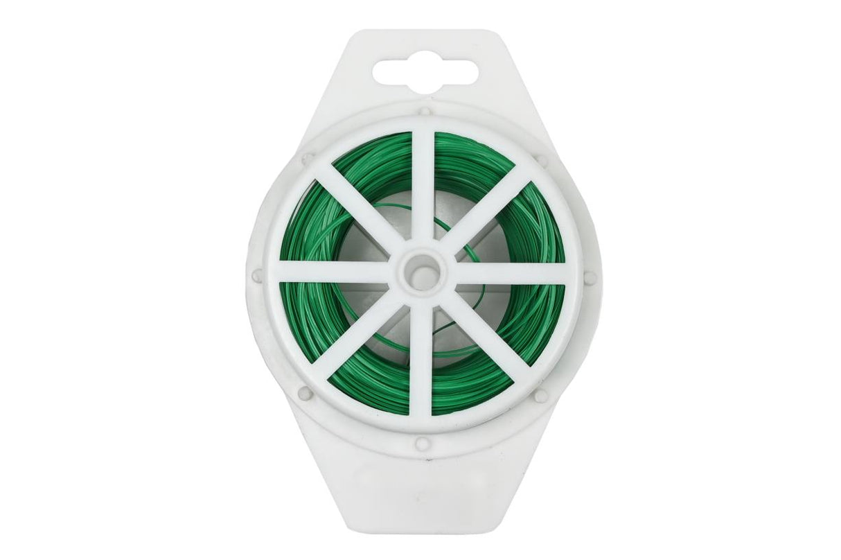 Twist tie 100 m green