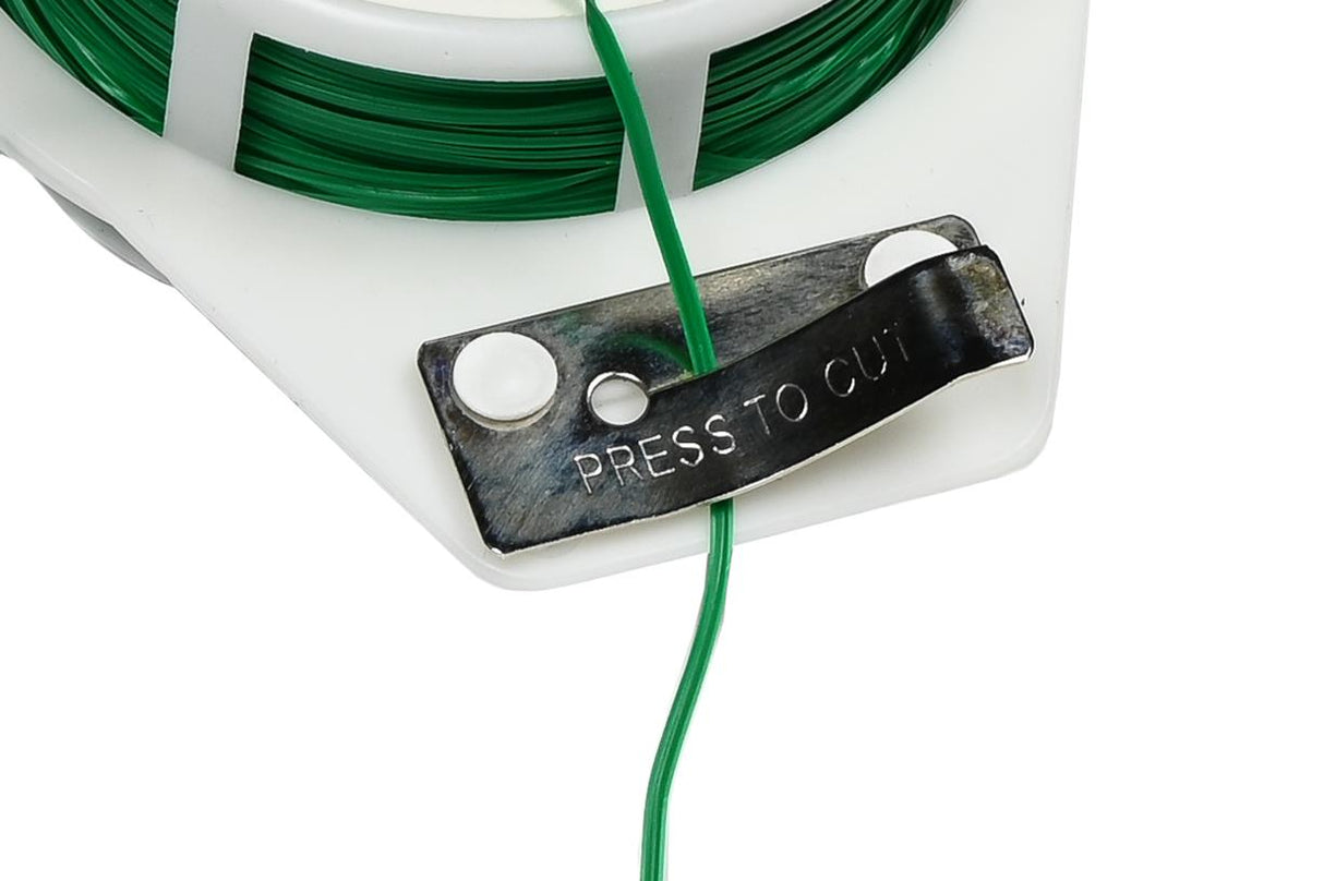 Twist tie 100 m green