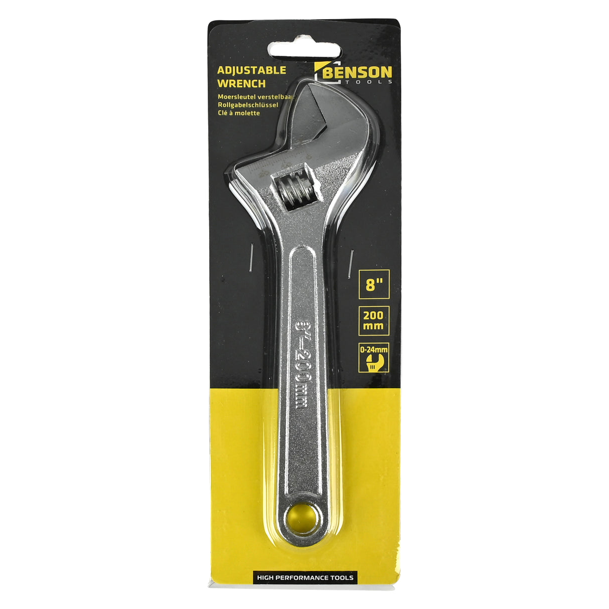 Adjustable wrench 8"