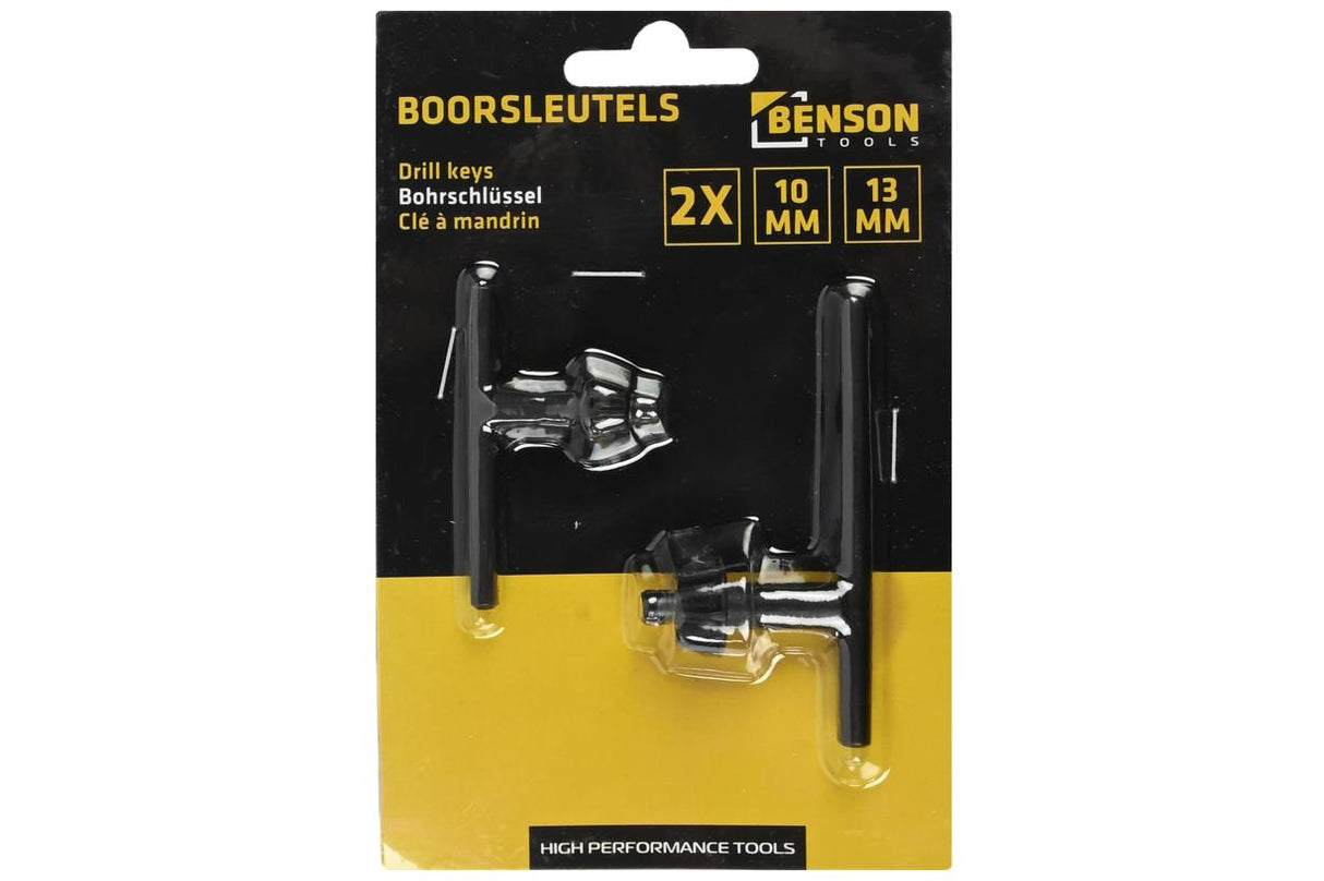 Boorsleutels 2 dlg 10 + 13 mm