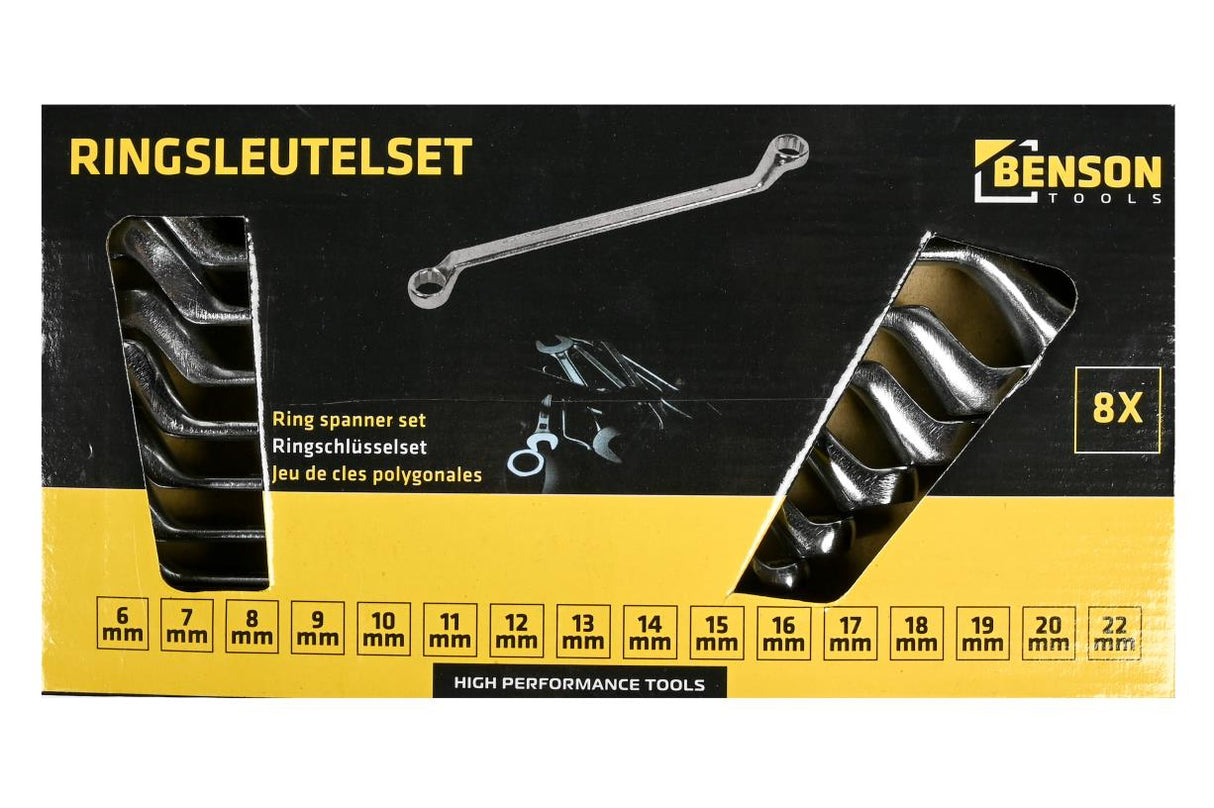 Ring spanner set 8 pcs PH
