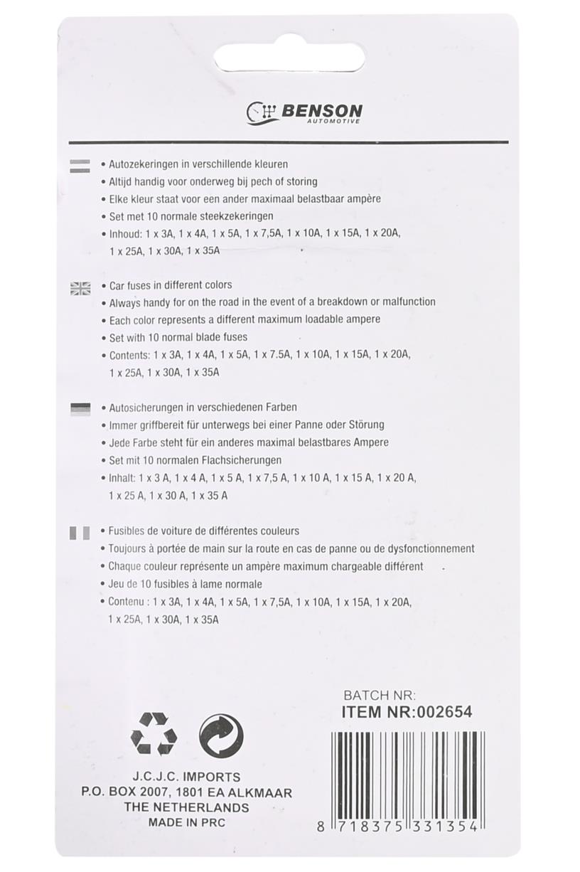 Steekzekering 10 dlg