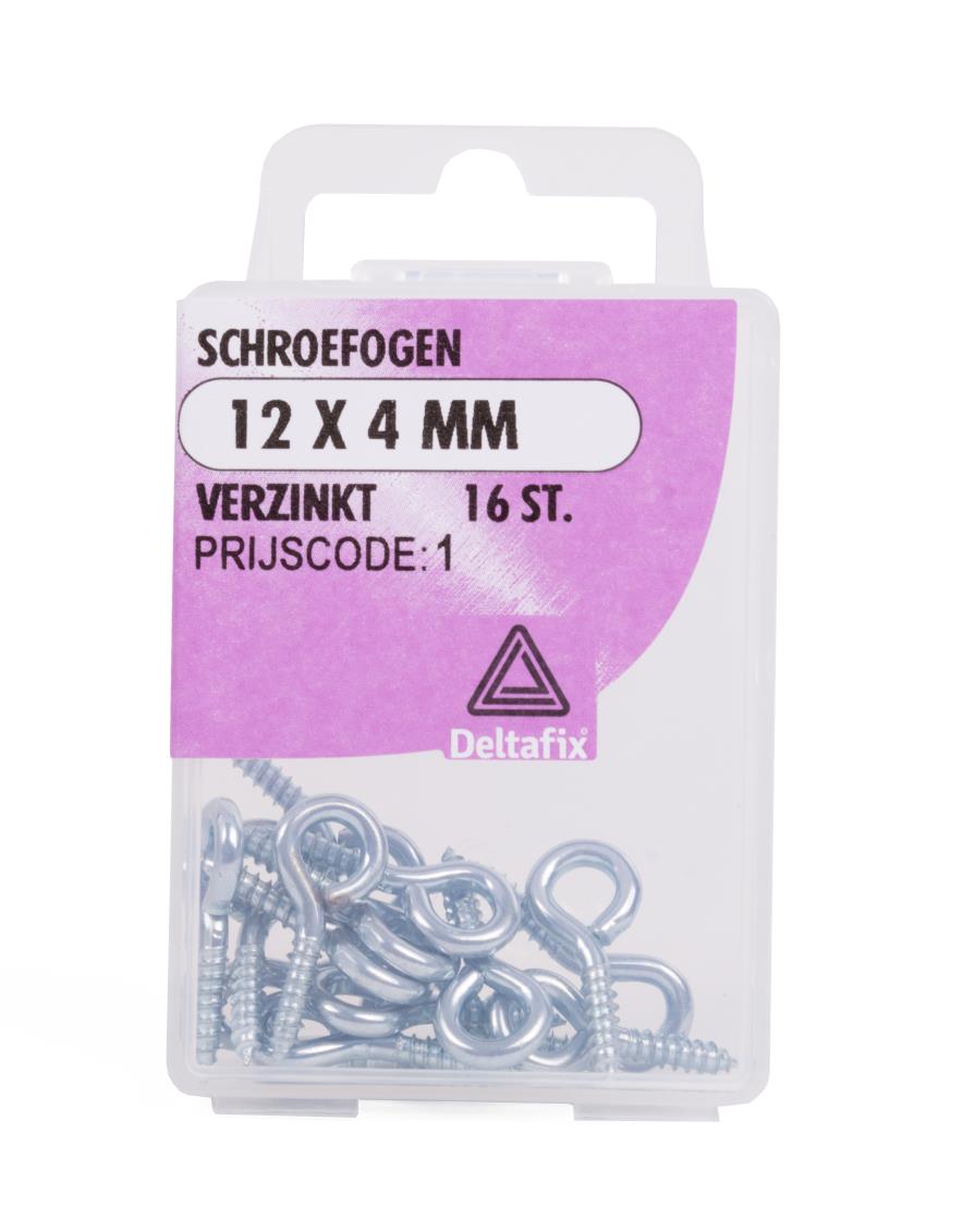Piton à vis 12 x 4 mm