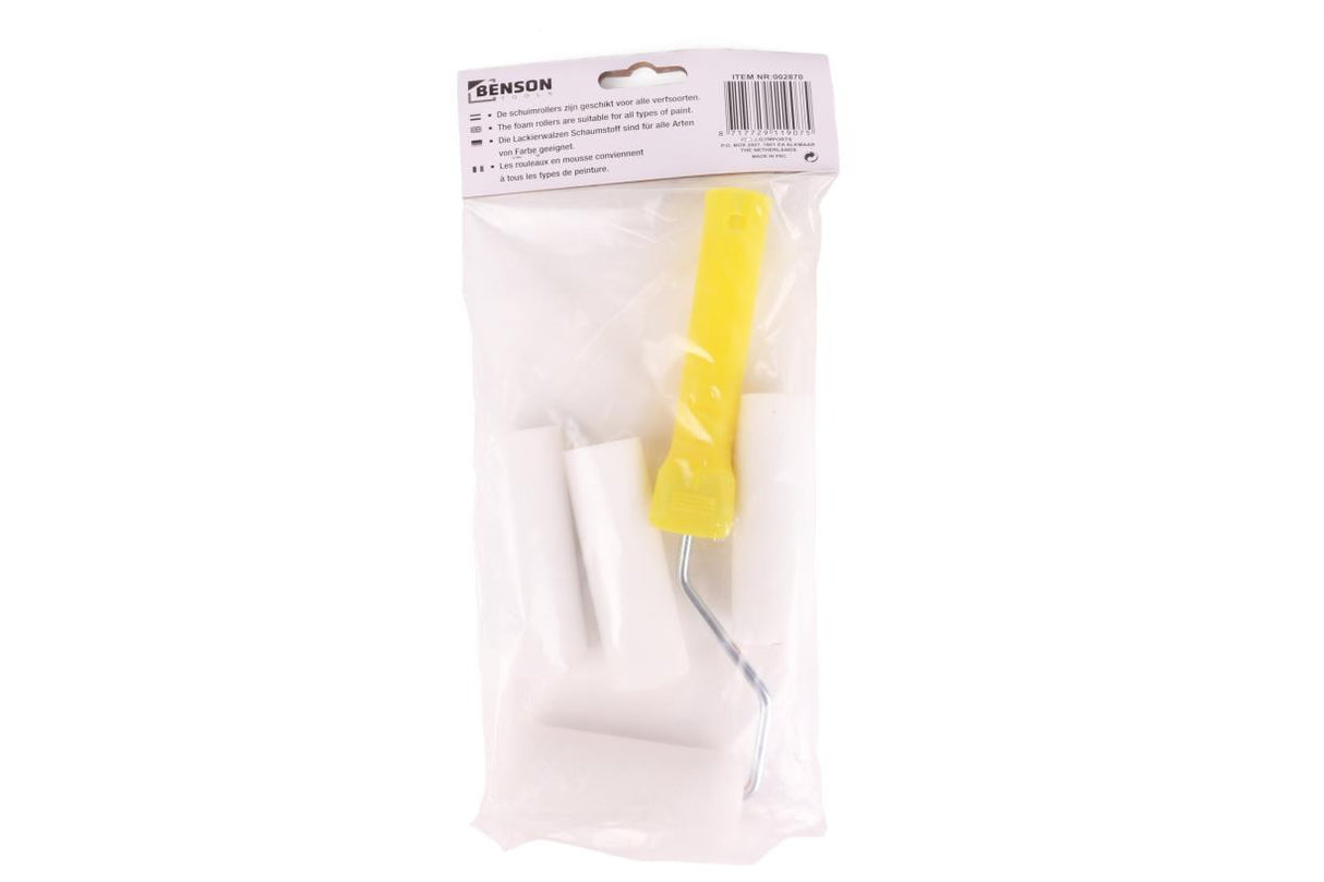 Varnishing set 5 pcs roller sleeves + roller