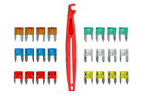 Steekzekering set met trekker 25 dlg