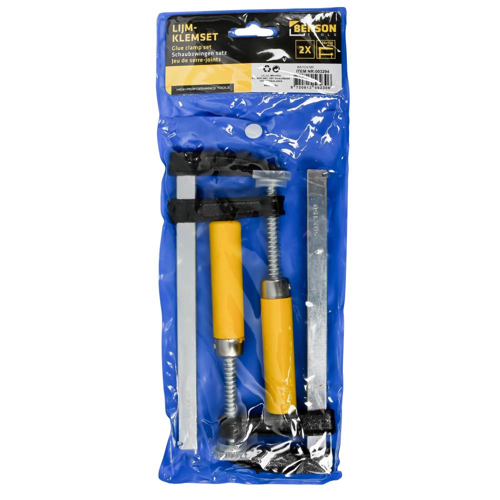 Schaubzwingen Satz 150 x 50 mm 2-tlg mit Etui