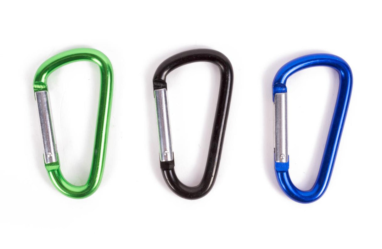 Carabiner hooks set 3 pcs  8 x 80 mm
