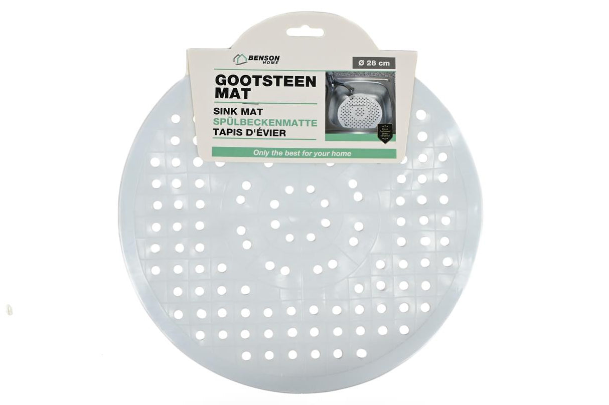 Sink mat PVC round mix