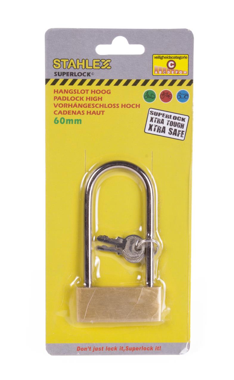 Padlock high 60 mm