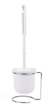 Brosse wc + support blanc