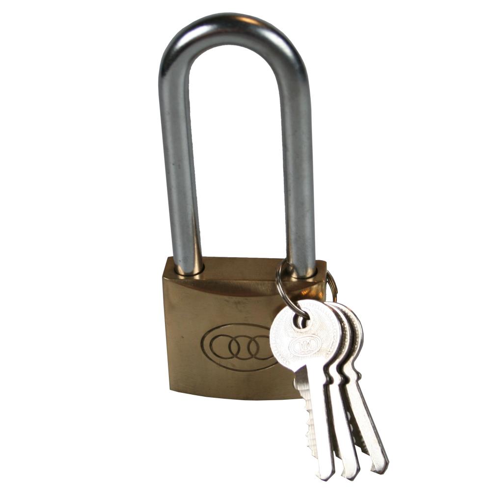 Tri-circle padlock  high 50 mm