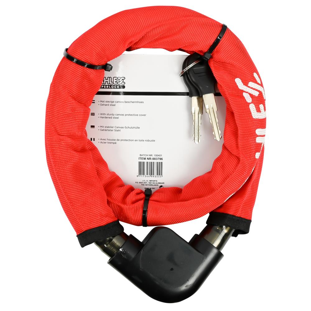 Antivol blindé 555 22 x 1000 rouge