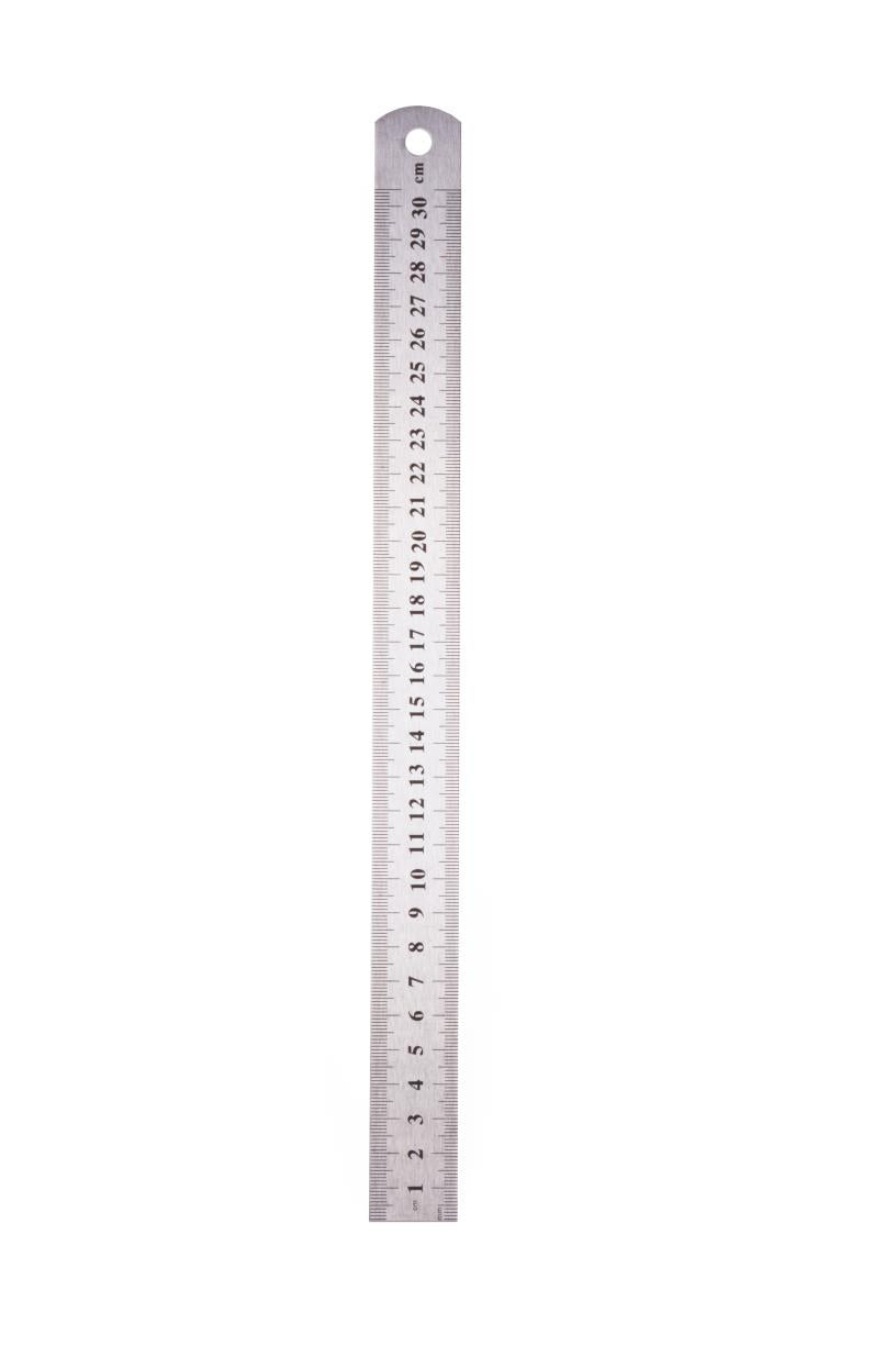 Lineal 30 cm Edelstahl
