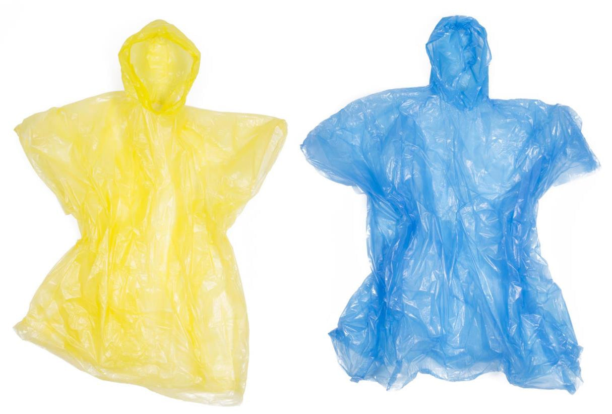 Poncho disposable mix