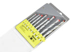 Boorset 8 dlg steen cassette