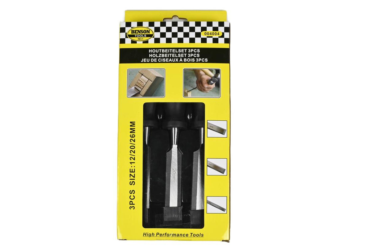 Jeu de ciseaux à bois 3 pcs pro-grip