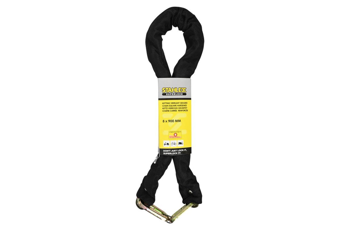 Chain square hardened 8 x 900 mm individual