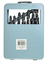 Boorset 19 dlg HSS stalen cassette