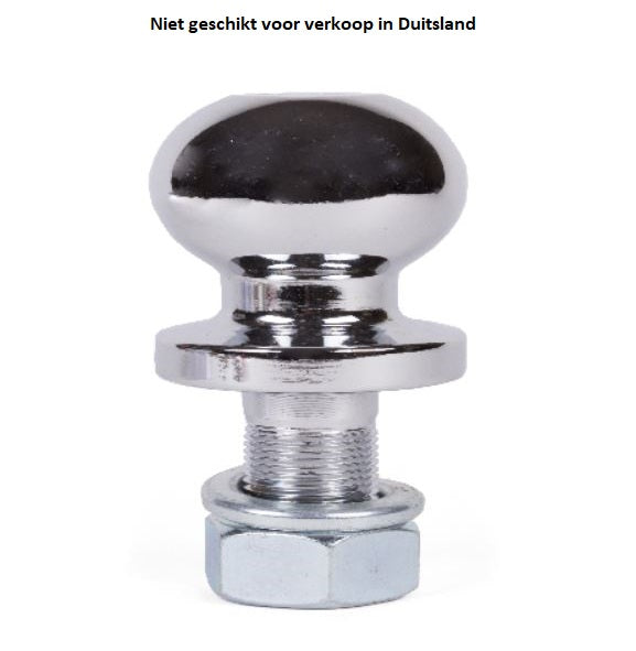 Boule d' attelage droite 50 mm 3500 LBS