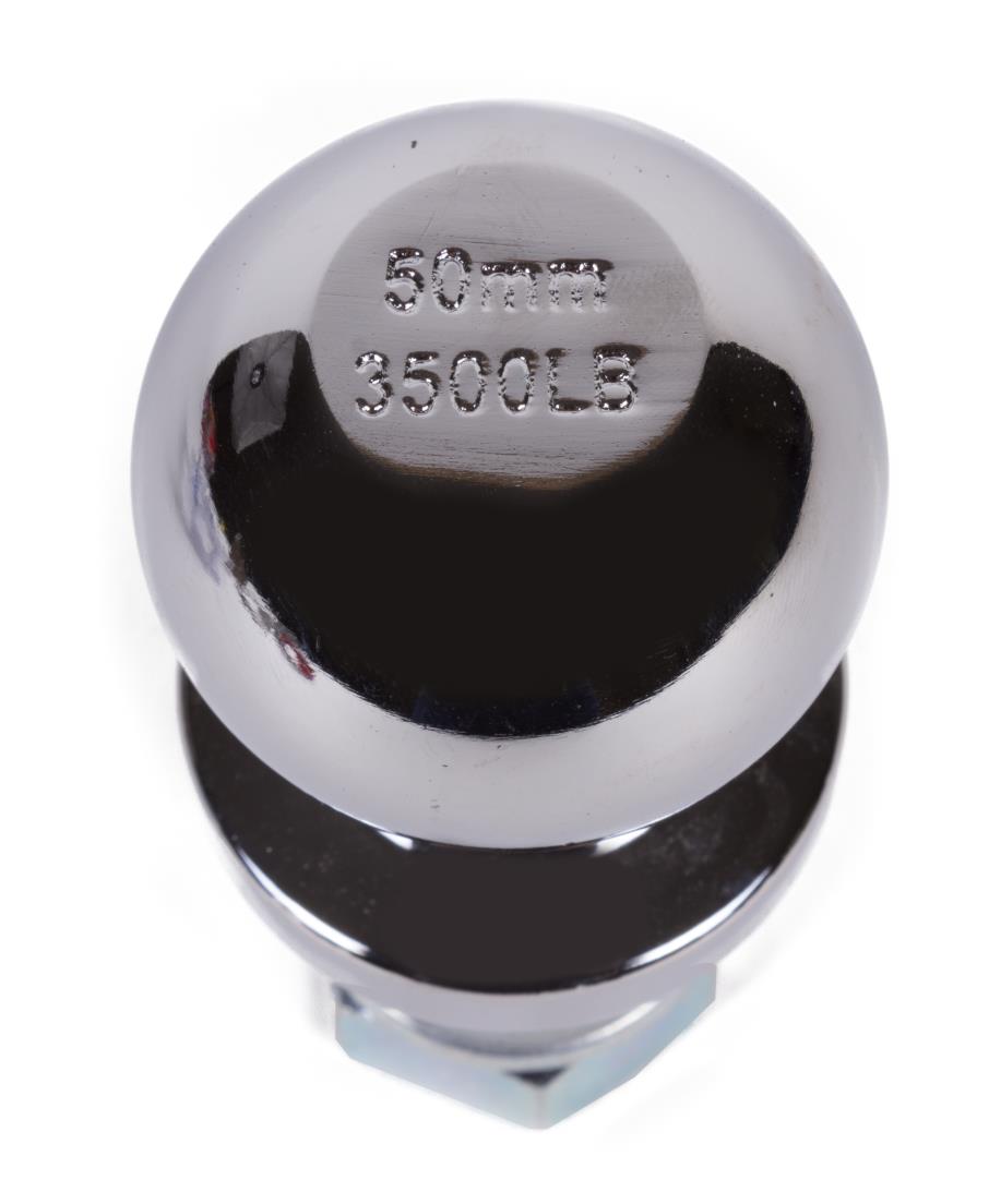 Boule d' attelage droite 50 mm 3500 LBS