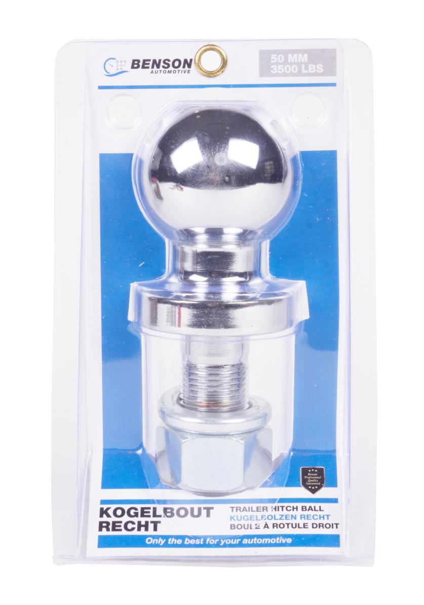 Boule d' attelage droite 50 mm 3500 LBS