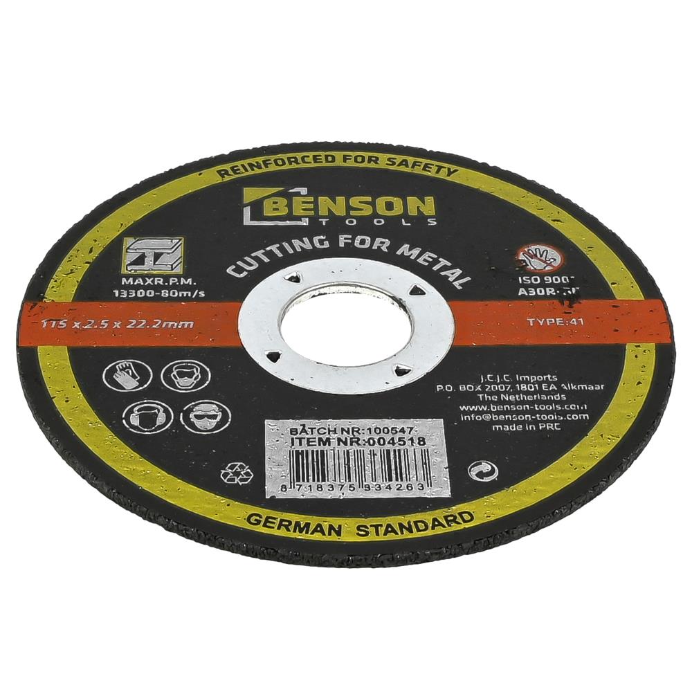 Disque de meuleuse métal ø115 x 2,5 mm