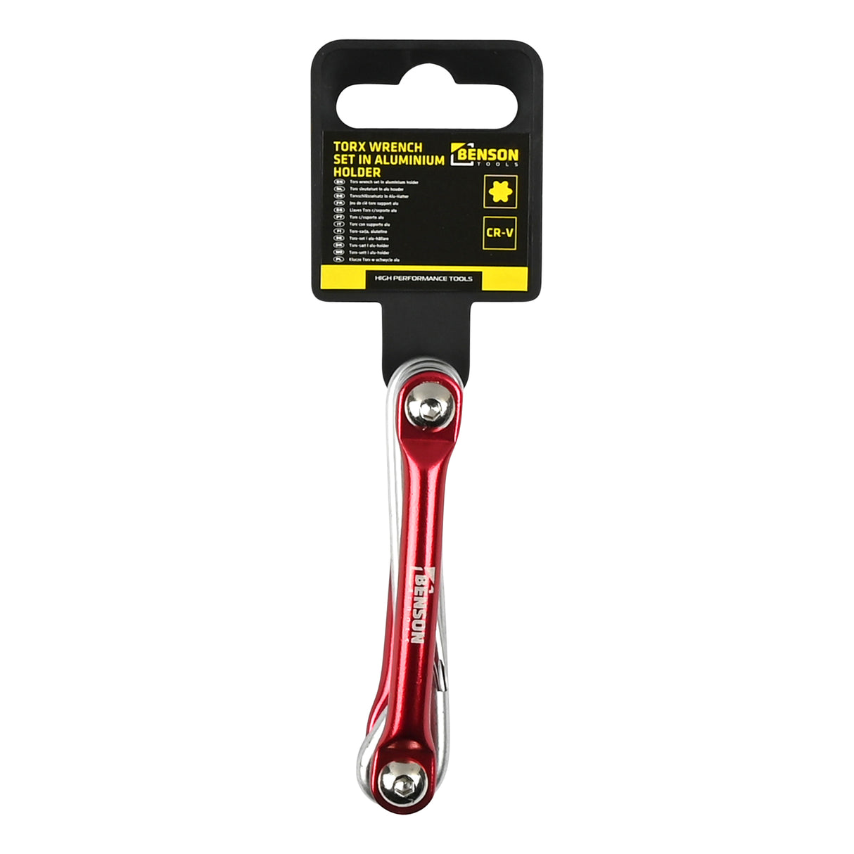 Torxschlüsselsatz in Alu-Halter