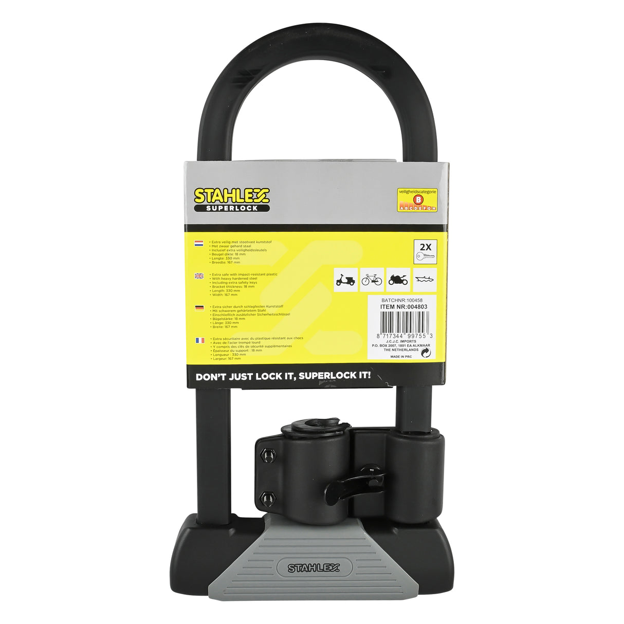 Bügelschloss Defensteel 167 x 330 mm