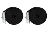 Sangle d'arrimage 2,5 m x 25 mm noir/rouge 2 pcs