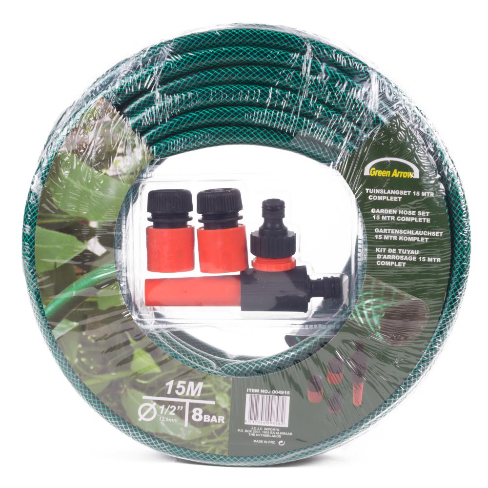 Gartenschlauch-Set 15 m komplett