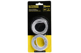 Klittenband zelfklevend wit 1 m