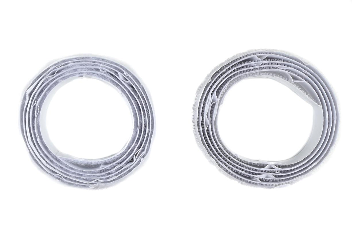 Klittenband zelfklevend wit 1 m