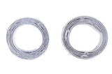 Klittenband zelfklevend wit 1 m