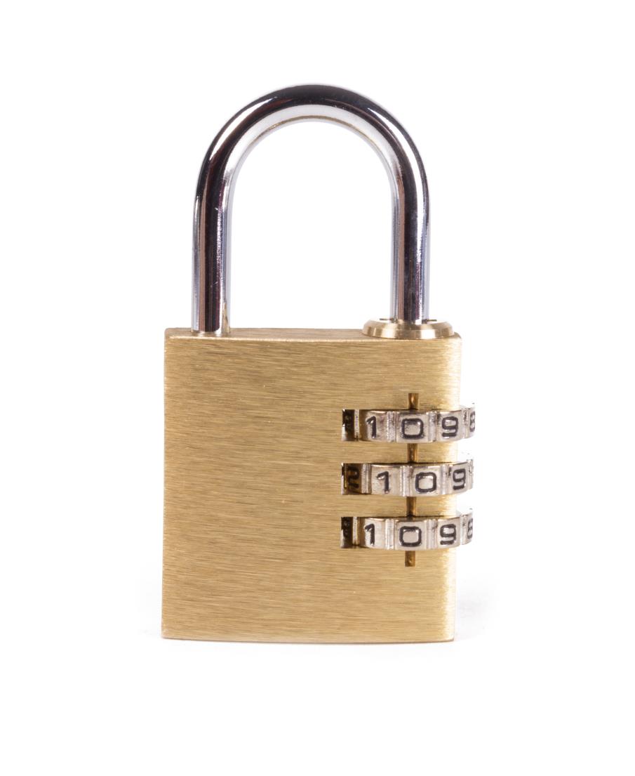 Tri-circle padlock combination lock 40 mm bc