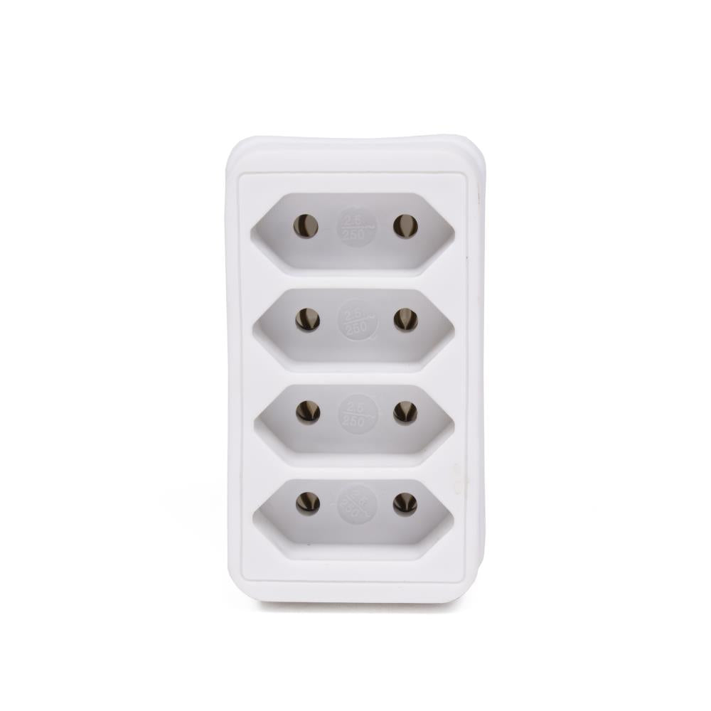Steckdosenadapter 4-fach