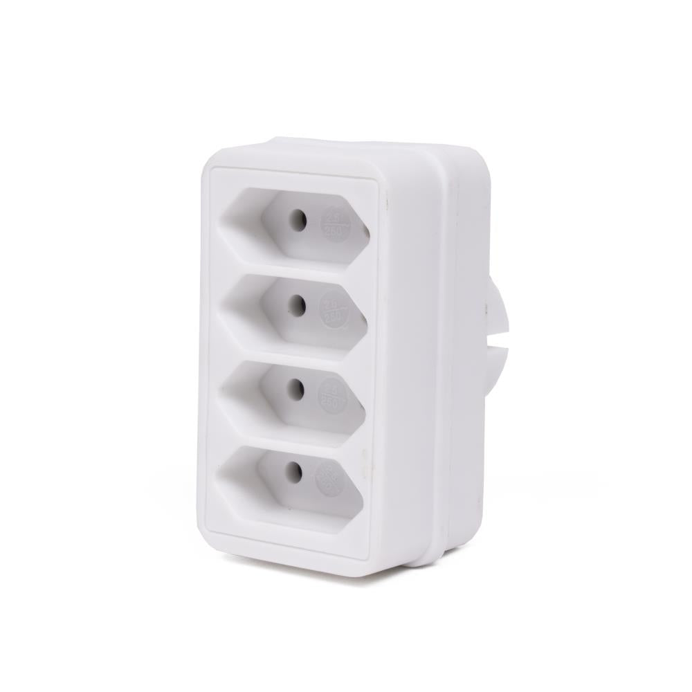 Steckdosenadapter 4-fach
