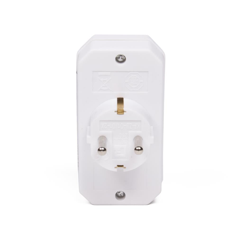 Plug euro 3-way + earth