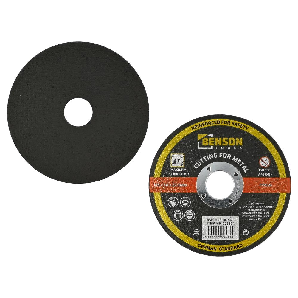 Cutting disc metal ø115 x 1.6 mm
