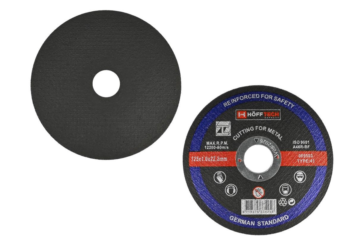 Cutting disc metal ø125 x 1.0 mm